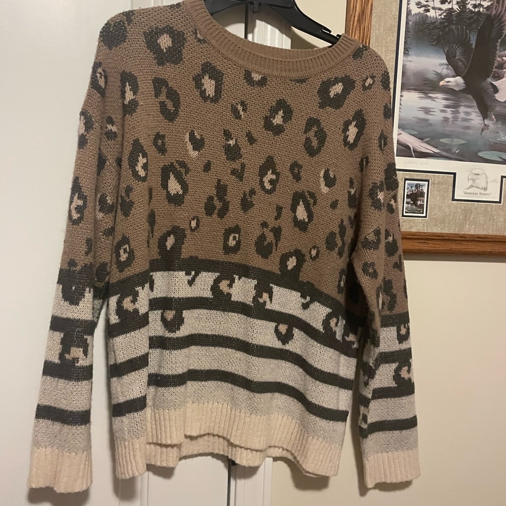 Cheetah sweater